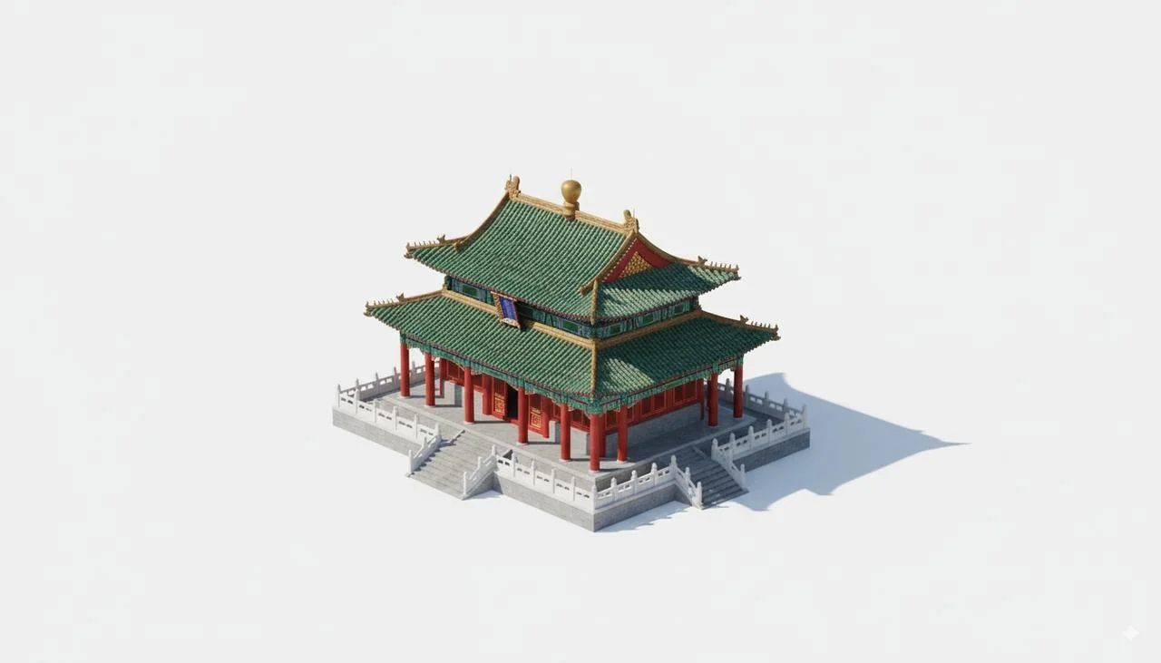 3D Isometric Building Modeling