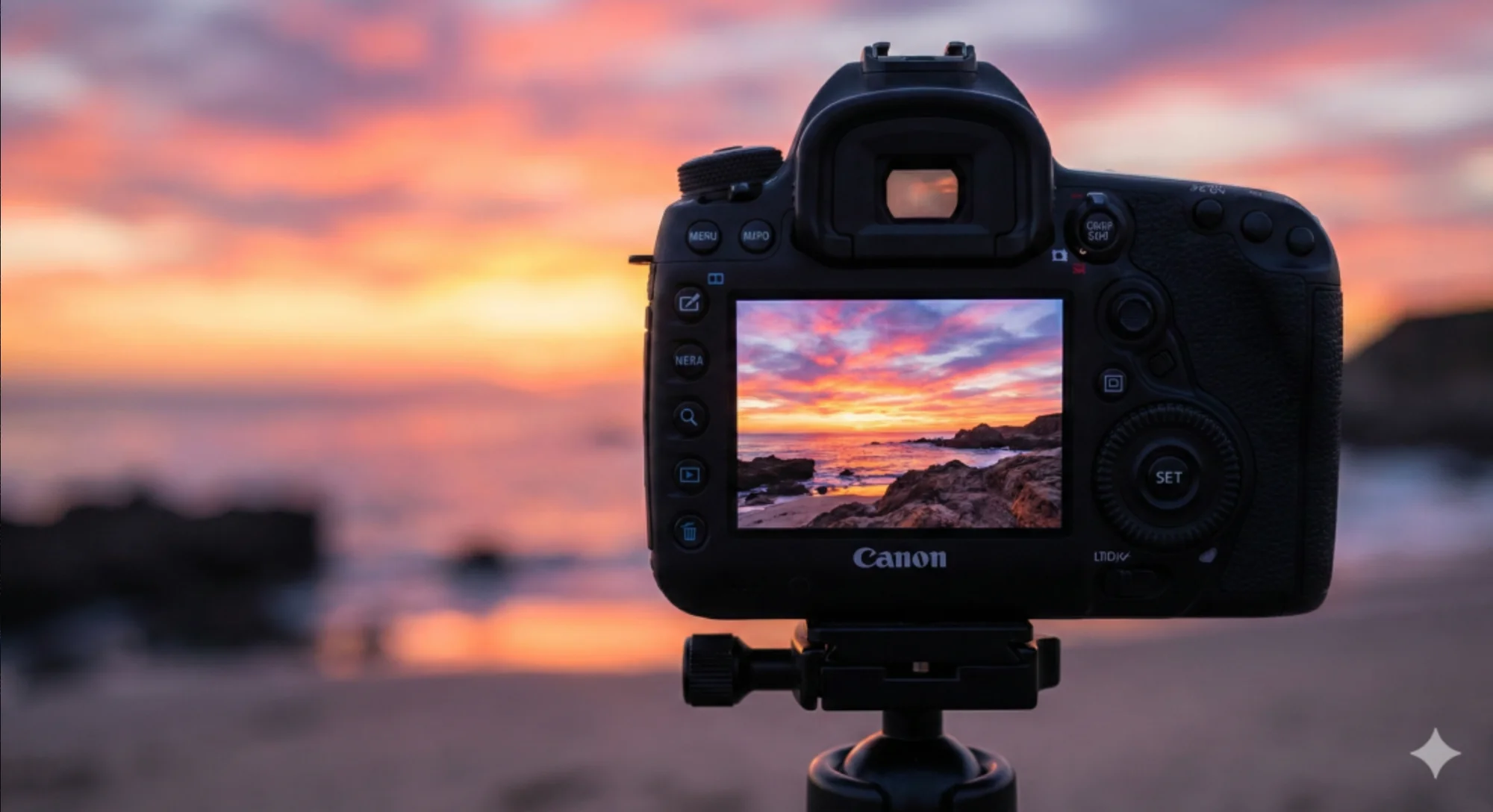 Camera LCD Screen Display Demonstration