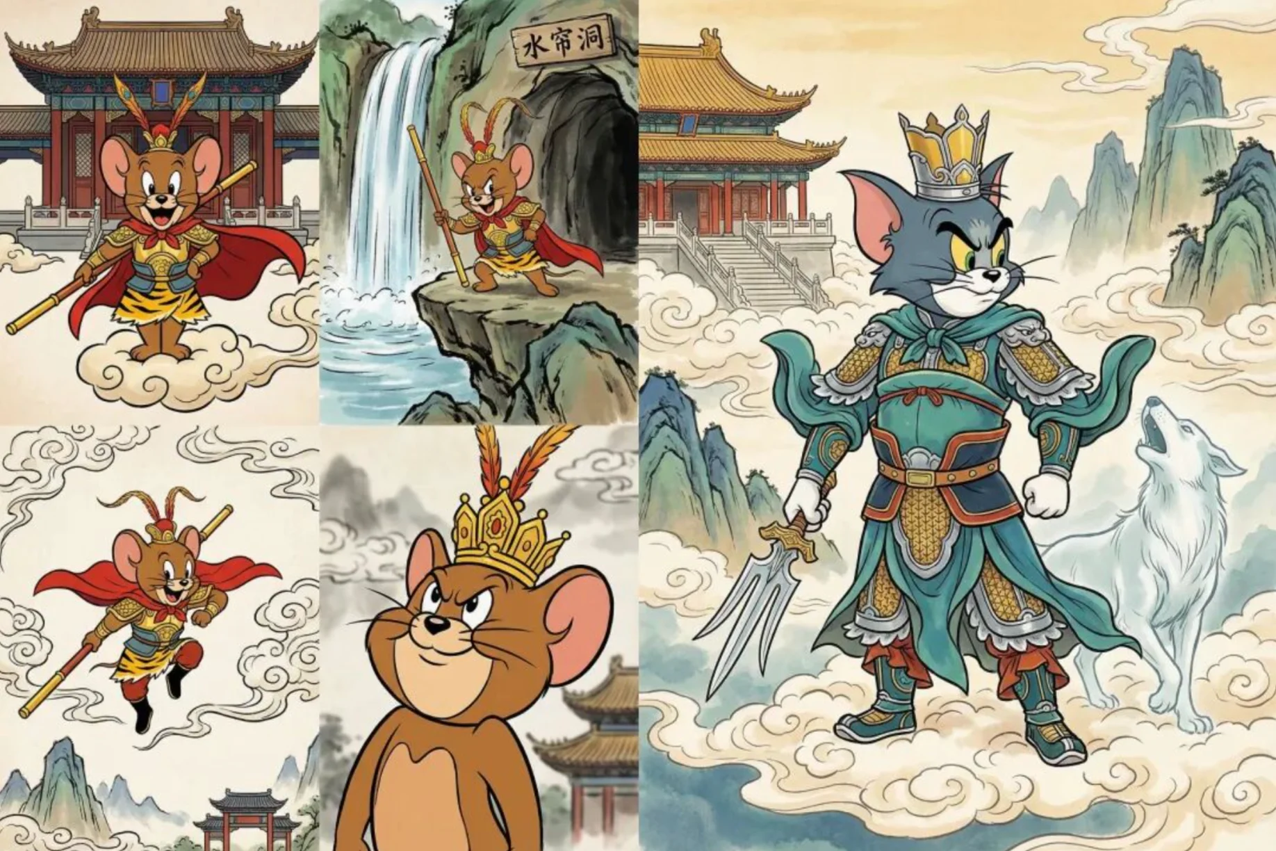 Classic Animation Style Fusion Character Design