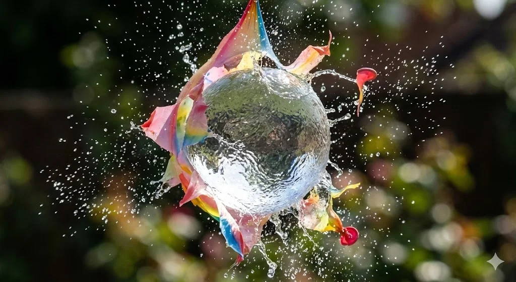 High-speed photography demonstration of fluid dynamics phenomena