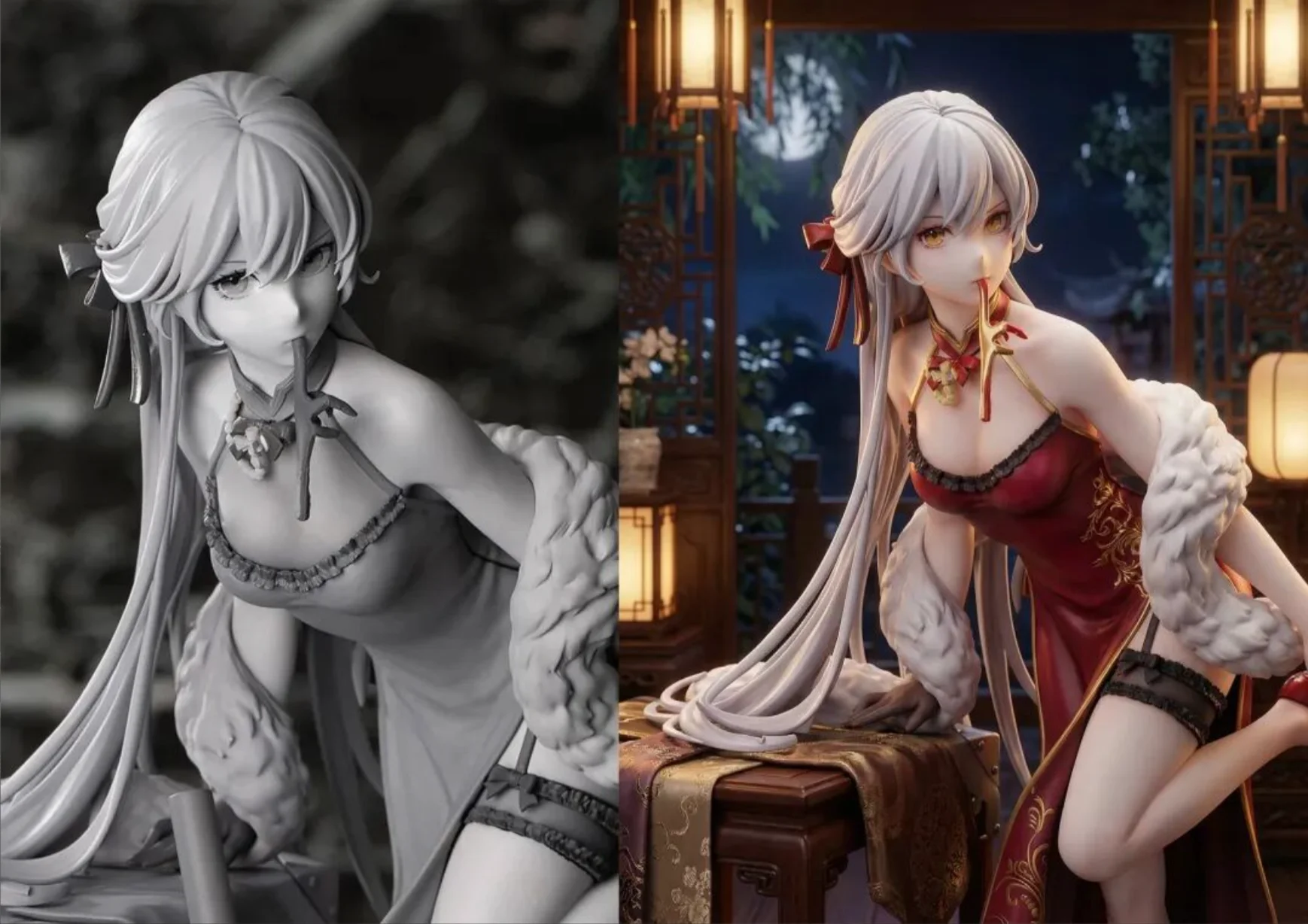 Handmade Figure Visualization with Materials and Environment Design