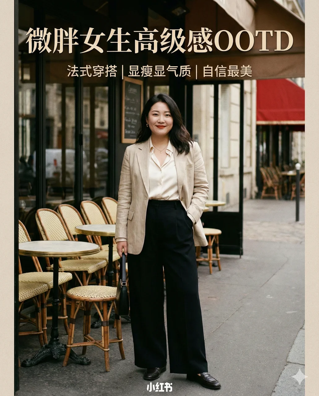 Plus-size Girls' High-end OOTD Cover Creation