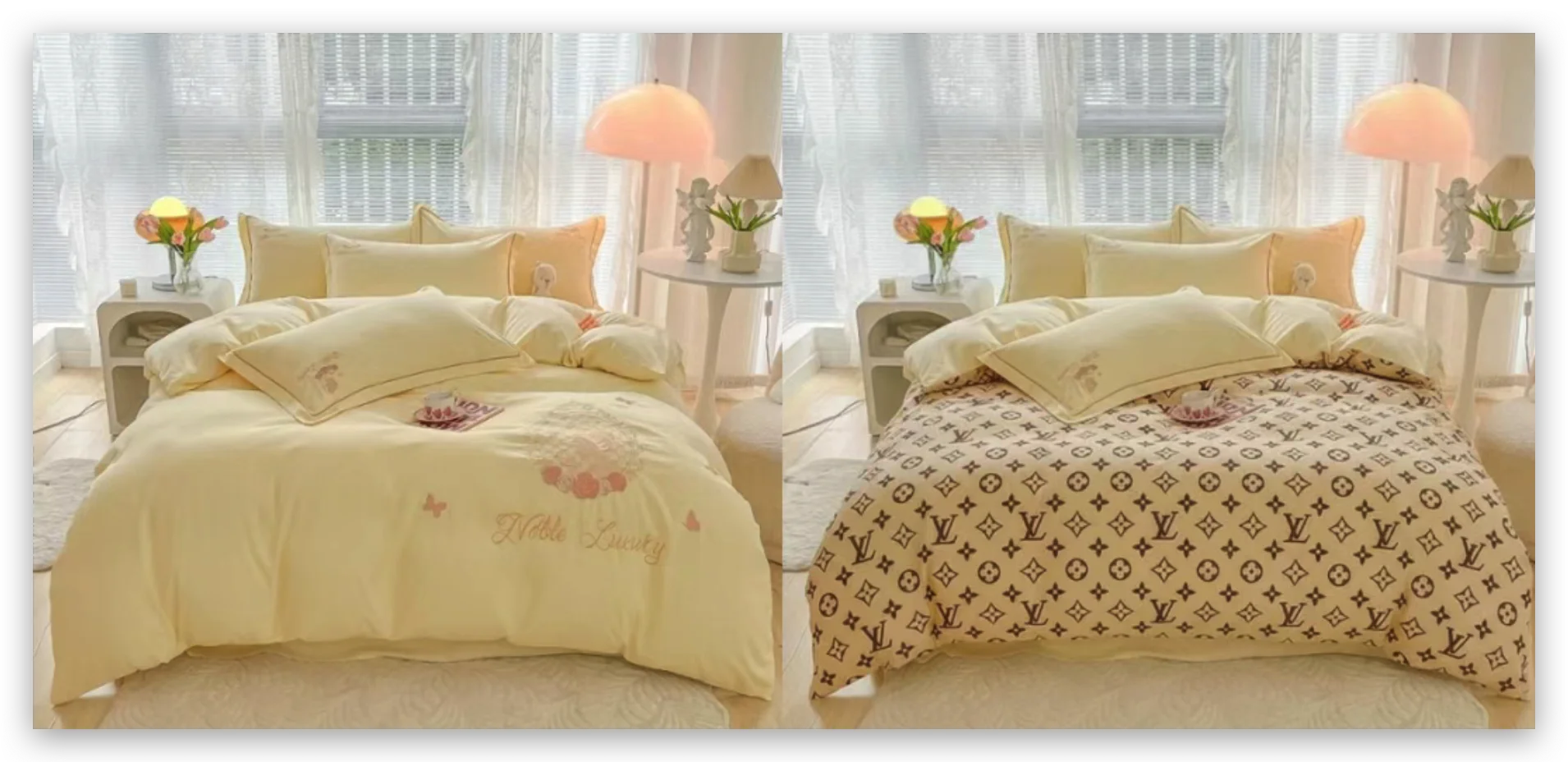 Quilt pattern design renderings