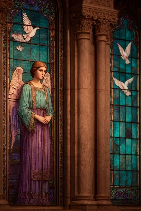 Religious Stained Glass Art Design Resources